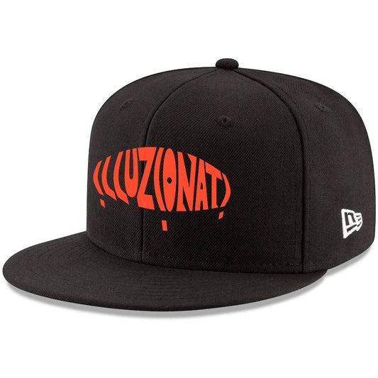 Illuzionati Custom Black Cap – Red Embroidered Logo | Exclusive Limited Edition